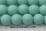 CSB2551 15.5 inches 6mm round matte wrinkled shell pearl beads