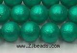 CSB2561 15.5 inches 6mm round matte wrinkled shell pearl beads