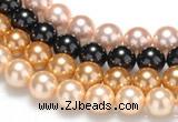 CSB31 16 inches 16mm round shell pearl beads Wholesale