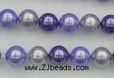 CSB344 15.5 inches 10mm round mixed color shell pearl beads