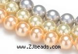 CSB36 16 inches 16mm round shell pearl beads Wholesale