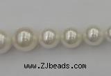 CSB400 15.5 inches 8mm - 16mm round shell pearl beads