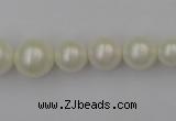 CSB401 15.5 inches 8mm - 16mm round shell pearl beads