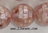 CSB4060 15.5 inches 20mm ball abalone shell beads wholesale