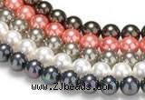 CSB41 16 inches 16mm round shell pearl beads Wholesale