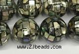 CSB4100 15.5 inches 10mm ball abalone shell beads wholesale