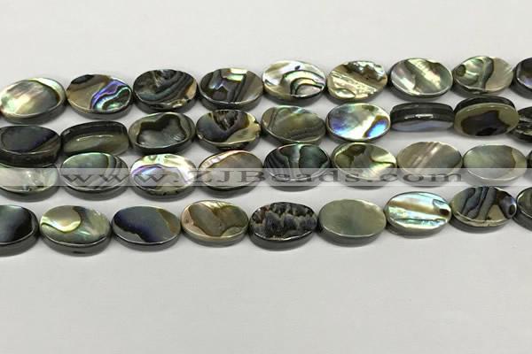 CSB4127 15.5 inches 10*14mm oval abalone shell beads wholesale