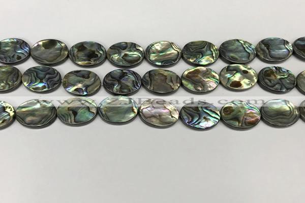 CSB4128 15.5 inches 12*16mm oval abalone shell beads wholesale