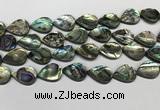 CSB4139 15.5 inches 15*20mm flat teardrop abalone shell beads