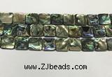 CSB4148 15.5 inches 18*18mm square abalone shell beads wholesale