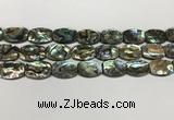 CSB4162 15.5 inches 13*18mm flat drum abalone shell beads wholesale