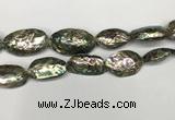 CSB4179 15.5 inches 13*30mm - 15*35mm freeform abalone shell beads