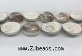 CSB4503 15.5 inches 30*35mm - 35*45mm freeform shell beads wholesale