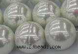 CSB660 15.5 inches 22mm whorl round shell pearl beads