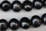 CSB818 15.5 inches 13*15mm oval shell pearl beads wholesale