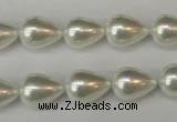 CSB862 15.5 inches 10*14mm teardrop shell pearl beads wholesale