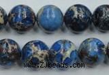 CSE216 15.5 inches 20mm round dyed natural sea sediment jasper beads