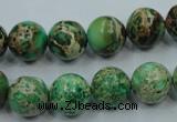 CSE59 15.5 inches 12mm round dyed natural sea sediment jasper beads