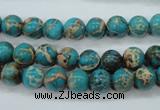 CSE75 15.5 inches 8mm round dyed natural sea sediment jasper beads
