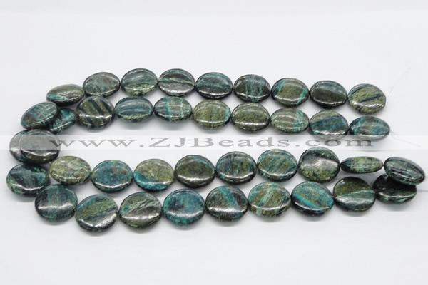 CSG17 15.5 inches 20mm flat round long spar gemstone beads wholesale