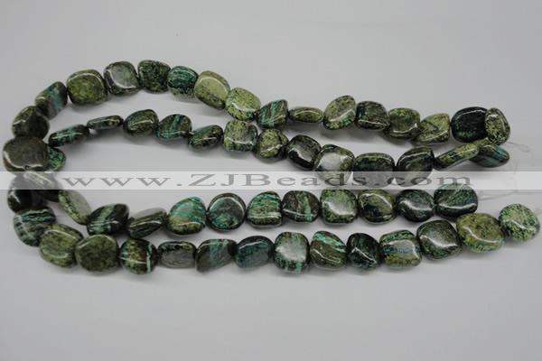 CSG34 15.5 inches 14*14mm freeform long spar gemstone beads