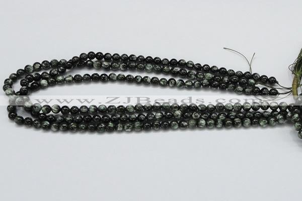 CSH01 15.5 inches 6mm round natural seraphinite gemstone beads