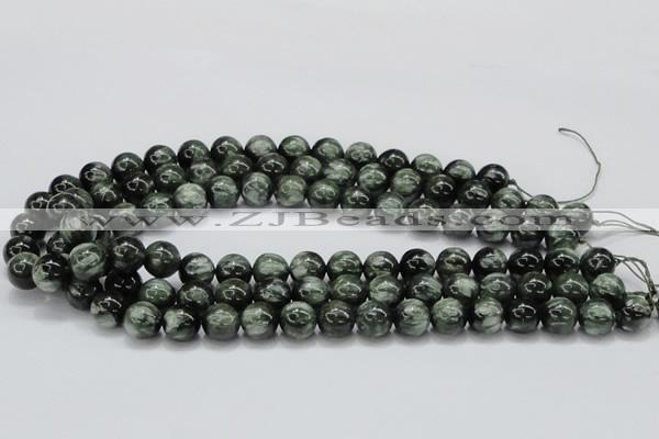 CSH03 15.5 inches 10mm round natural seraphinite gemstone beads