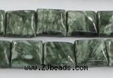 CSH11 15.5 inches 14*14mm square natural seraphinite beads