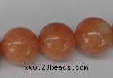 CSM08 15.5 inches 18mm round salmon stone beads wholesale