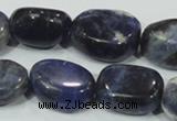 CSO100 15.5 inches 18*25mm freeform sodalite gemstone beads