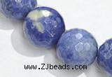 CSO19 10mm faceted round AB grade sodalite beads wholesale