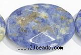 CSO29 15.5 inches faceted oval A grade 22*30mm sodalite beads