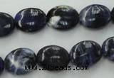 CSO370 15.5 inches 8*10mm oval natural sodalite gemstone beads