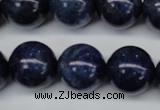 CSO407 15.5 inches 18mm round dyed sodalite gemstone beads