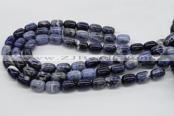 CSO42 15.5 inches 13*18mm egg-shaped sodalite gemstone beads wholesale