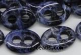 CSO49 15.5 inches 18*25mm oval sodalite gemstone beads wholesale