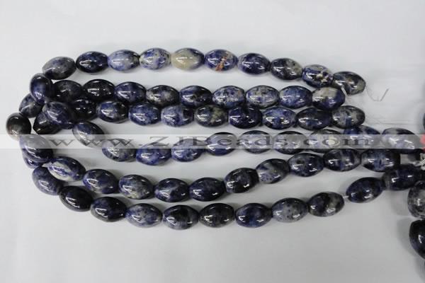 CSO54 15.5 inches 13*18mm rice sodalite gemstone beads