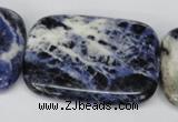 CSO58 15.5 inches 35*45mm rectangle sodalite gemstone beads