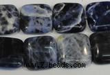 CSO65 15.5 inches 16*16mm square sodalite gemstone beads wholesale