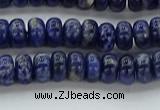 CSO651 15.5 inches 4*6mm rondelle sodalite gemstone beads