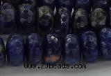 CSO664 15.5 inches 7*12mm faceted rondelle sodalite gemstone beads