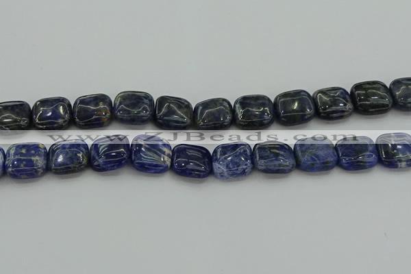 CSO689 15.5 inches 16*16mm square sodalite gemstone beads