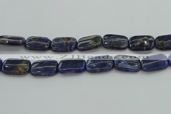 CSO700 15.5 inches 18*25mm rectangle sodalite gemstone beads