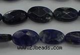 CSO715 15.5 inches 8*12mm faceted oval sodalite gemstone beads