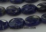 CSO716 15.5 inches 10*14mm faceted oval sodalite gemstone beads