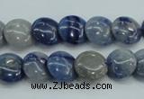 CSO80 15.5 inches 12mm flat round sodalite gemstone beads wholesale