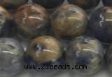 CSO834 15.5 inches 12mm round orange sodalite beads wholesale