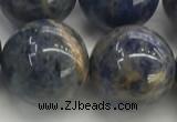 CSO838 15.5 inches 20mm round orange sodalite beads wholesale