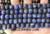 CSO842 15.5 inches 8mm round matte sodalite beads wholesale