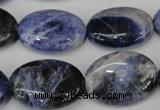 CSO92 15.5 inches 18*25mm oval sodalite gemstone beads